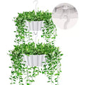 Support de pots de fleurs suspendus Tree Nest Sunny à 2 niveaux, pour l'intérieur et l'extérieur