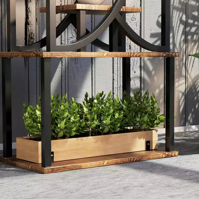 Support à plantes en escalier pour l'intérieur, étagère à plantes en S