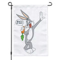 Looney Tunes Bugs Bunny What's Up Doc Garden Yard Flag with Pole Stand Holder