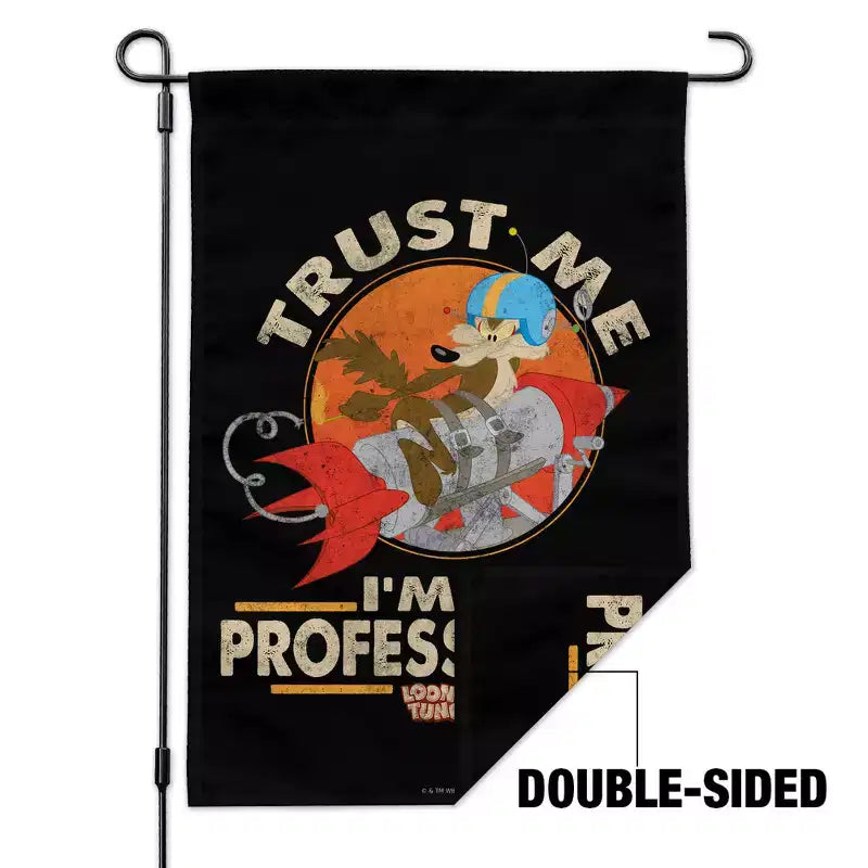 Drapeau de jardin avec support de mât