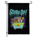 ScoobyDoo Frightened Driving Garden Yard Flag with Pole Stand Holder