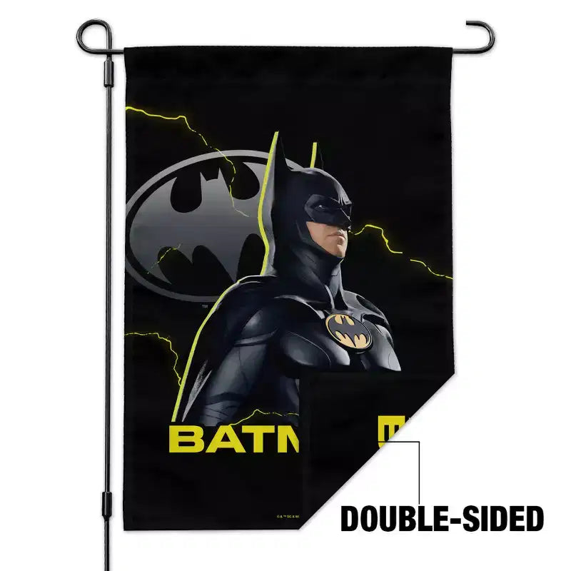 Le Flash Batman Drapeaux de jardin avec support de mât