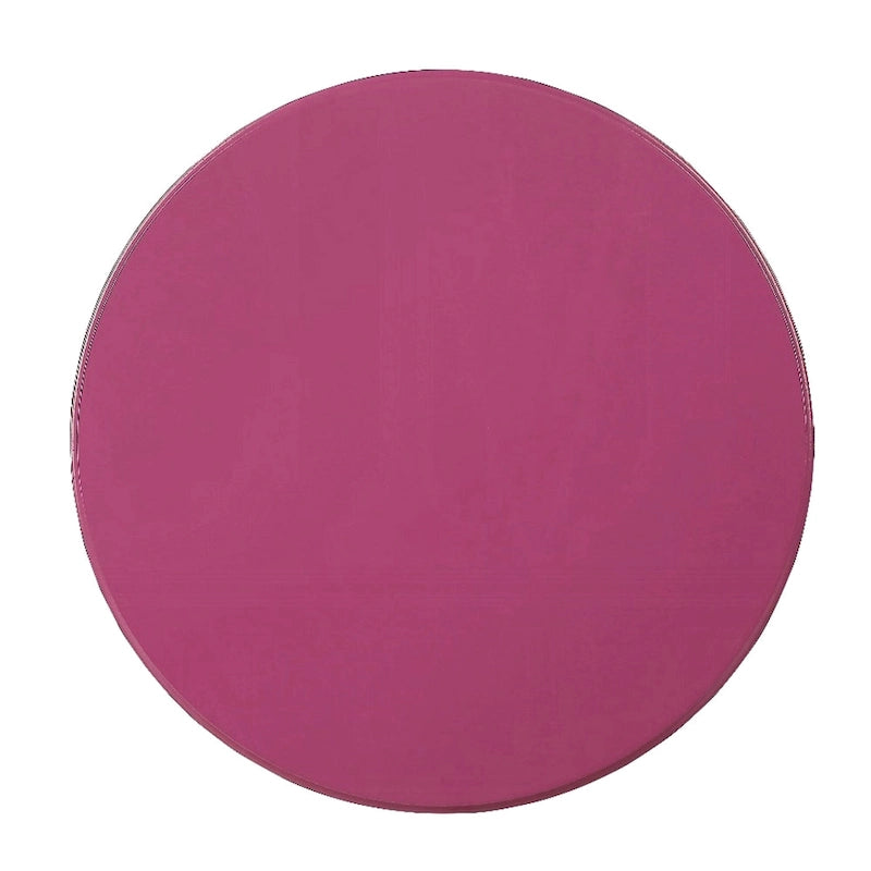 Table d'appoint ronde avec piédestal tourné en bois violet