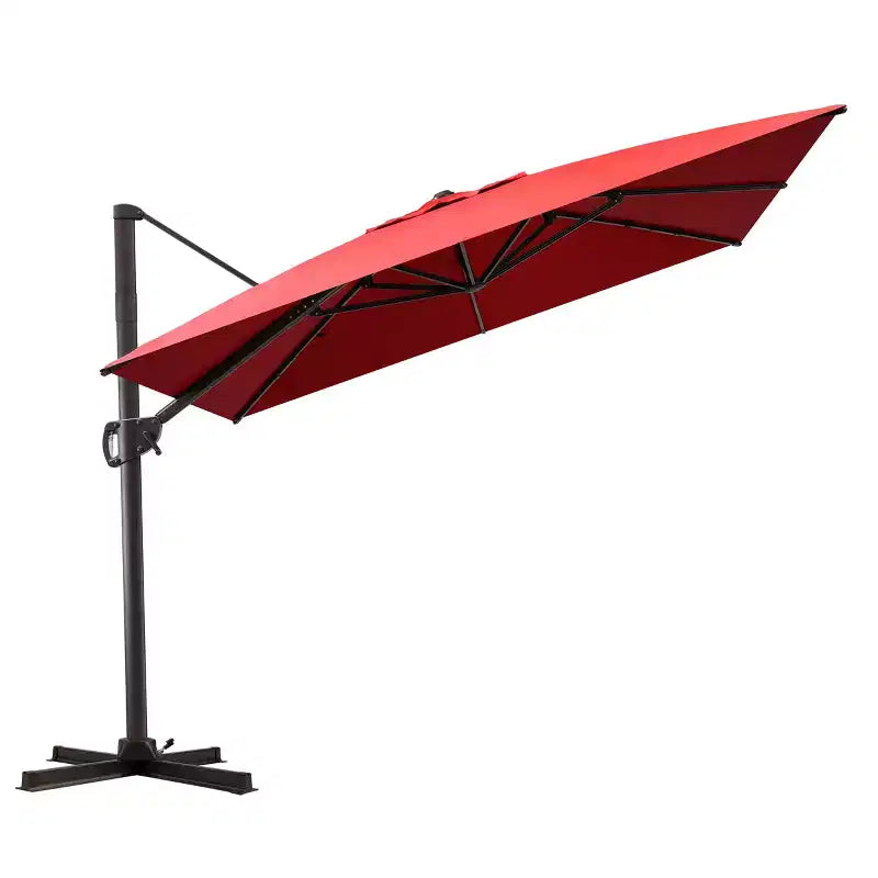 Parasol excentré en porte-à-faux