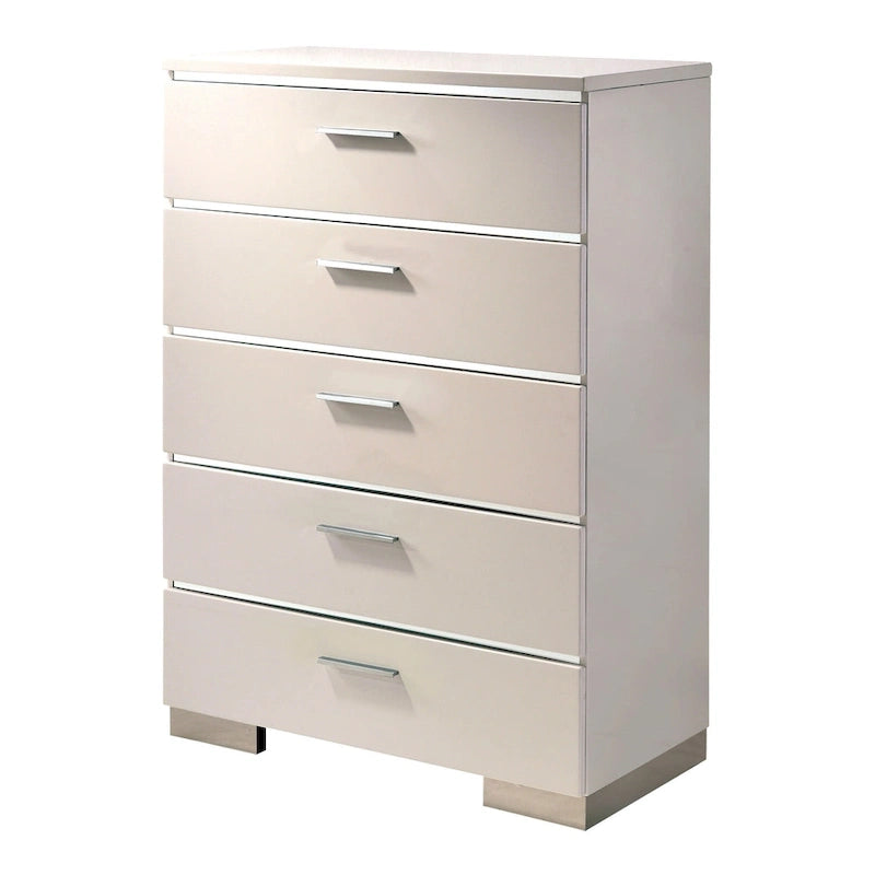 Lit coffre 2 pièces en bois massif contemporain