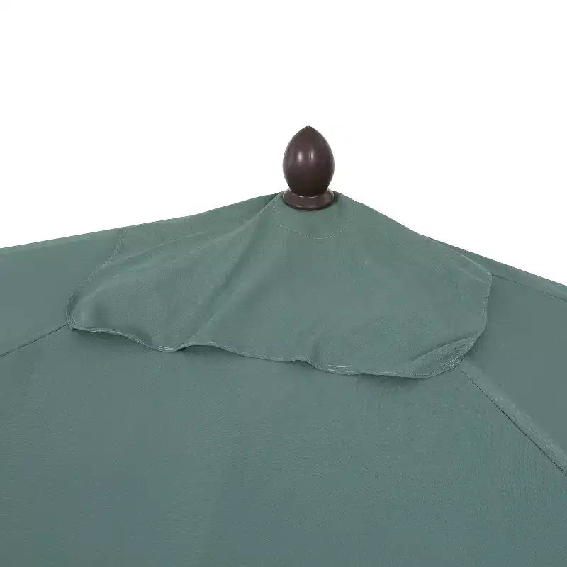 Parasol de terrasse classique rectangulaire demi-parasol de marché de style Mid-Century