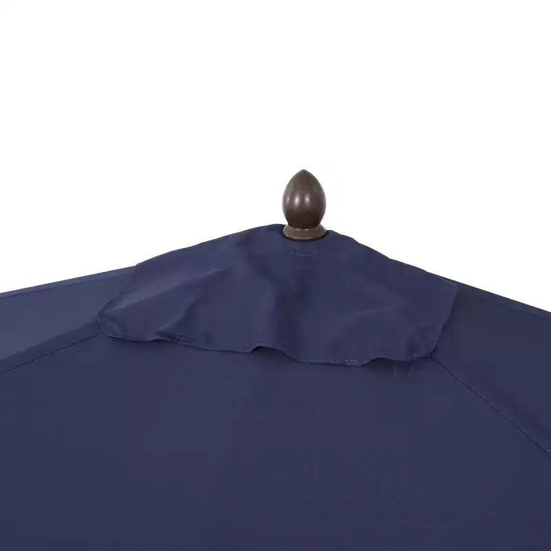 Parasol de terrasse classique rectangulaire demi-parasol de marché de style Mid-Century