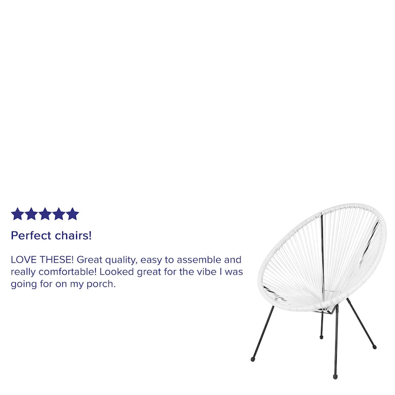 Fauteuil de salon Papasan en rotin/cordon élastique