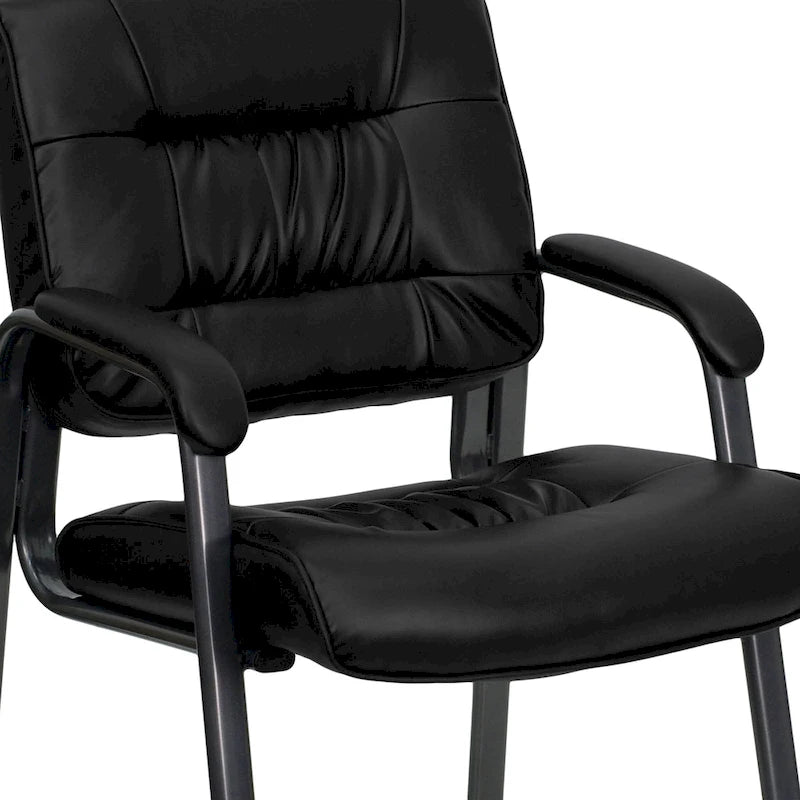 Fauteuil de salon exécutif avec cadre gris titane