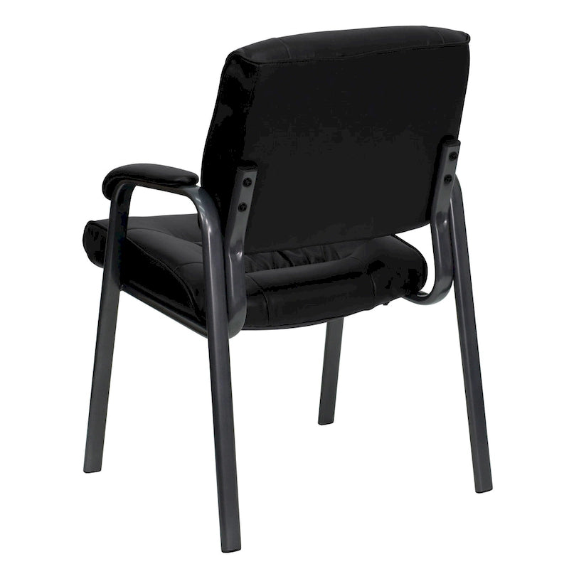 Fauteuil de salon exécutif avec cadre gris titane