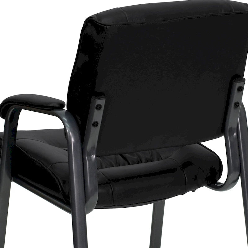 Fauteuil de salon exécutif avec cadre gris titane