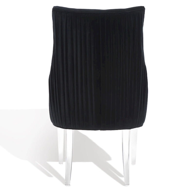 Chaise de salle à manger avec pieds en acrylique