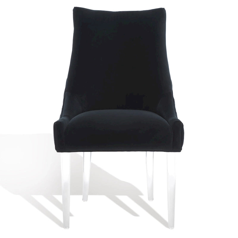 Chaise de salle à manger avec pieds en acrylique
